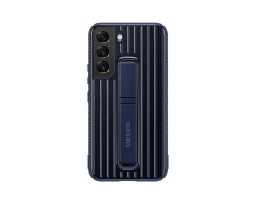Луксозен твърд гръб оригинален EF-RS901CNEGWW Protective Standing Cover за Samsung Galaxy S22 5G S901 тъмно син 